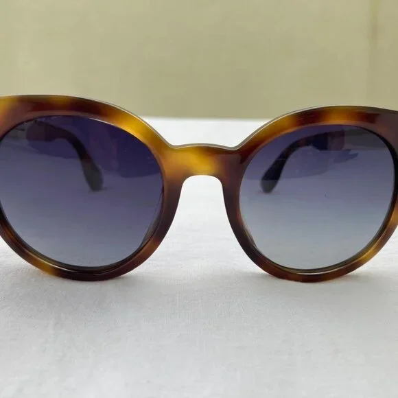 Jimmy Choo Women Vivy Havana Sunglasses Round Full Rim 